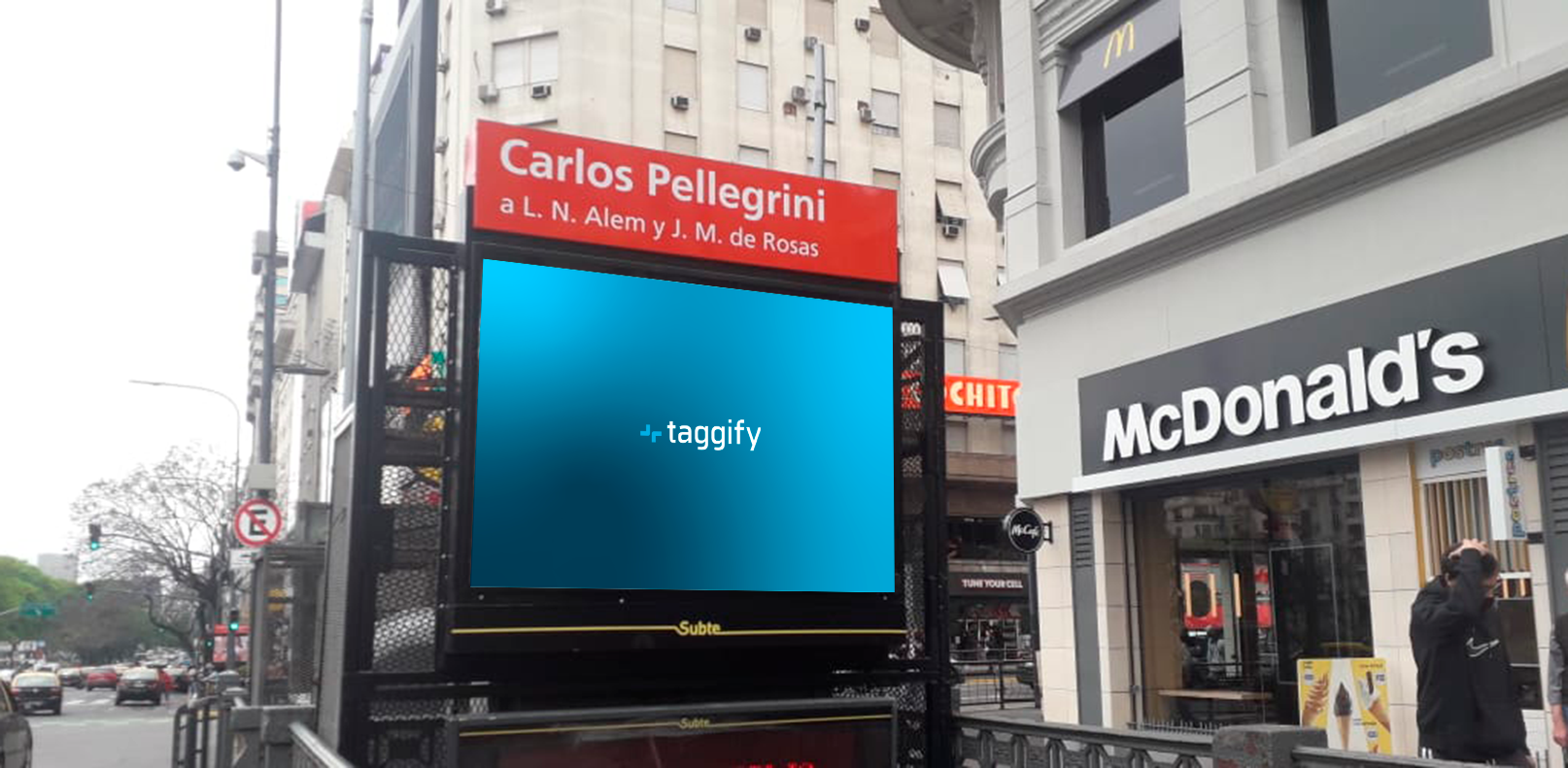 AR - CABA - San Nicolas - Subte Acceso: Carlos Pellegrini G01 - CABA