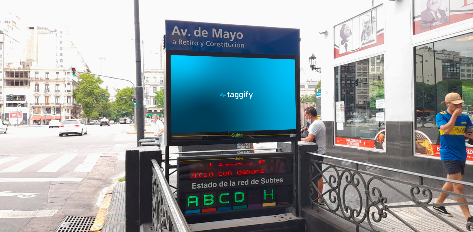 AR - CABA - Monserrat - Subte Acceso: Av. De Mayo G01 - CABA