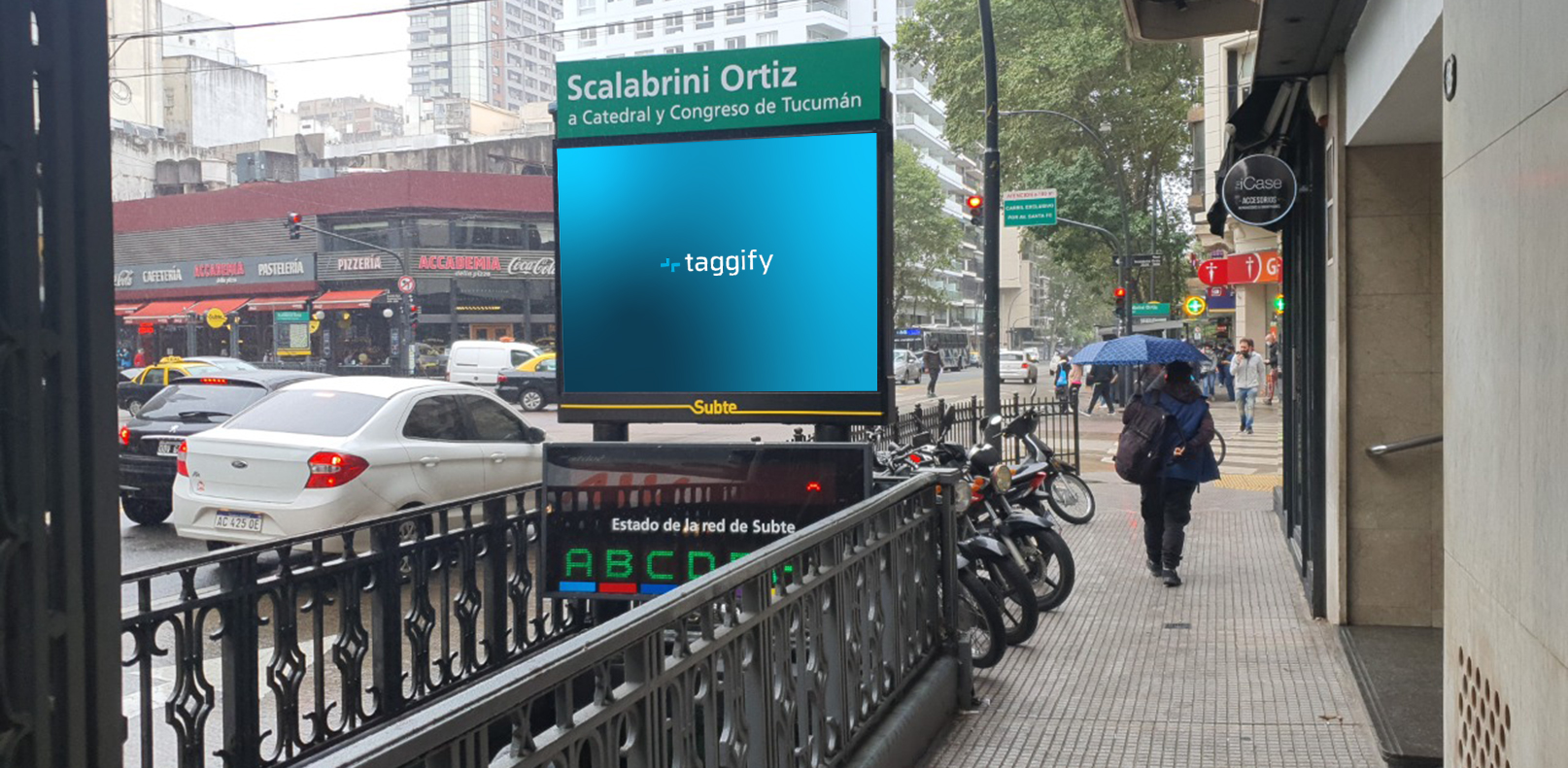 AR - CABA - Palermo - Subte Acceso: Scalabrini Ortiz (D) G04 - CABA