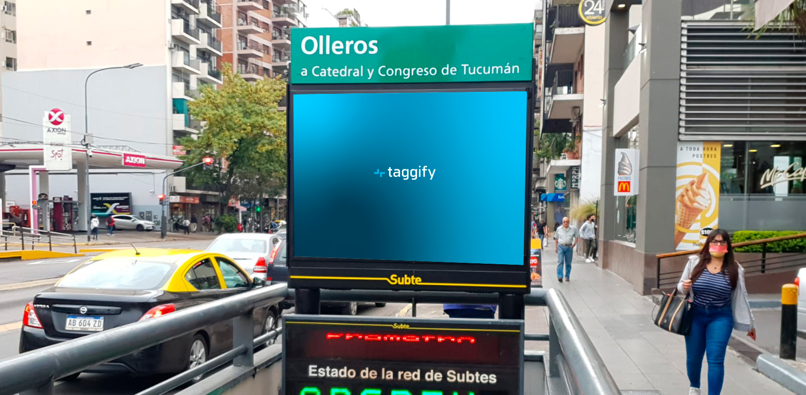 AR - CABA - Colegiales - Subte Acceso: Olleros (D) G01 - CABA