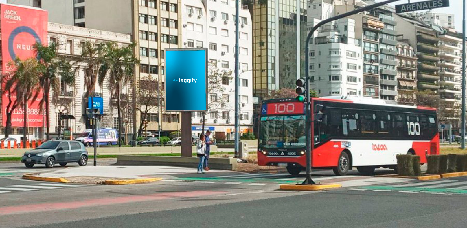 AR - CABA - Obelisco - Av 9 de Julio y Arenales - Obelisco