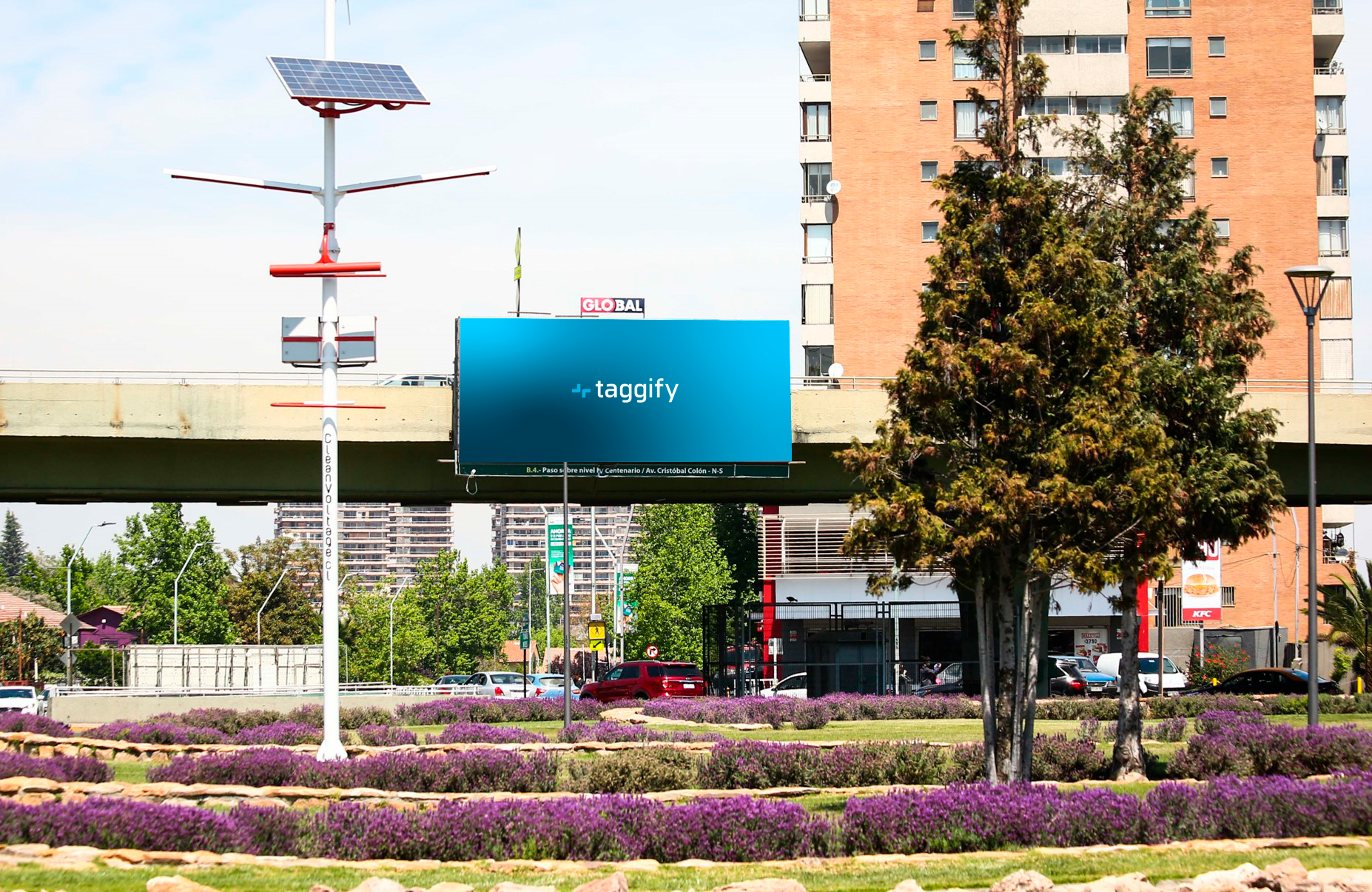 CL - Santiago - Las Condes - Paso Sobre Nivel Cuarto Centenario - Colón - Las Condes