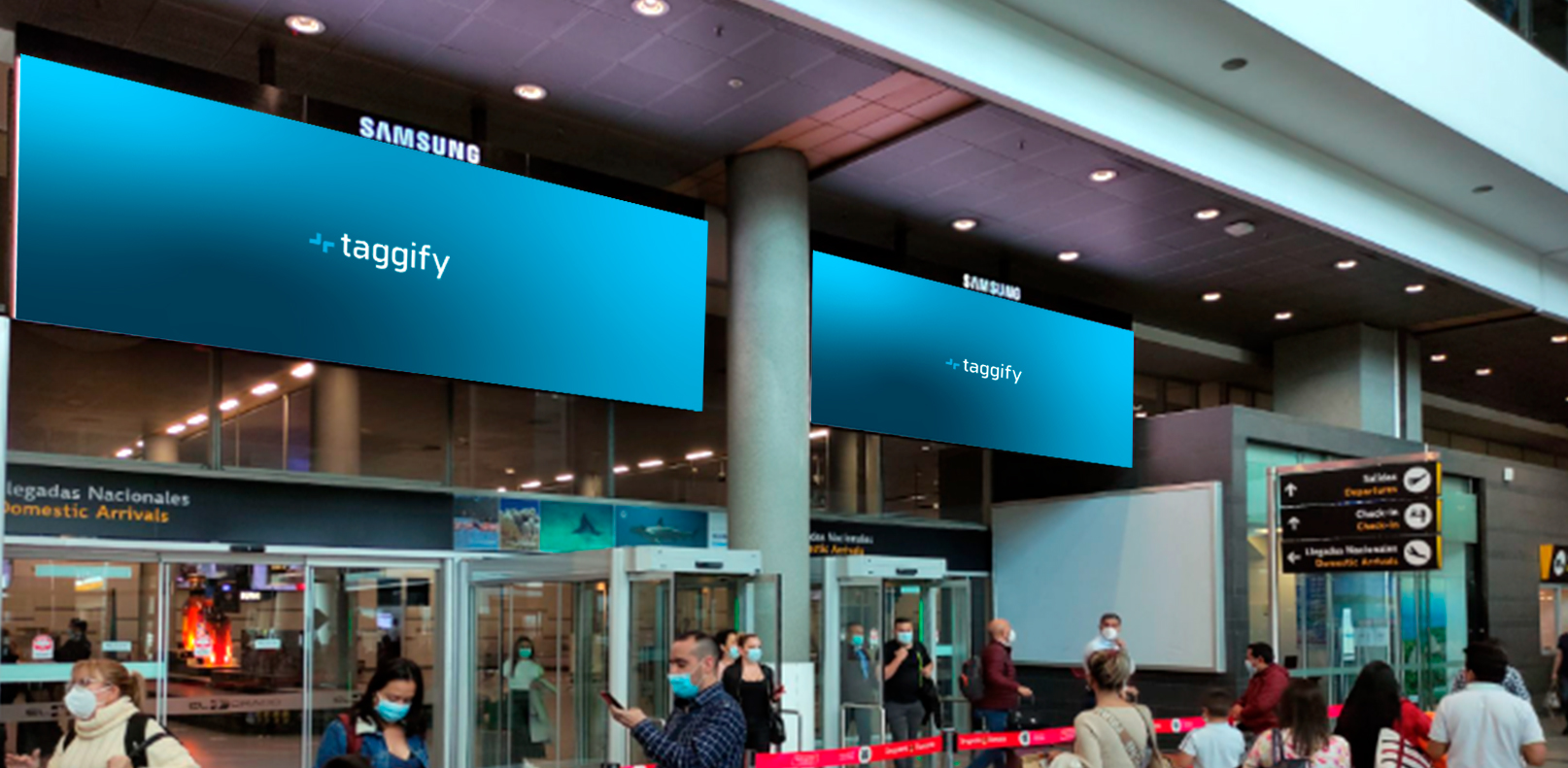 CO - Bogota - Aeropuerto - El Dorado - Hall Mixto - Llegadas Nacionales - Circuito - 2 Pantallas - (Prime) - El Dorado