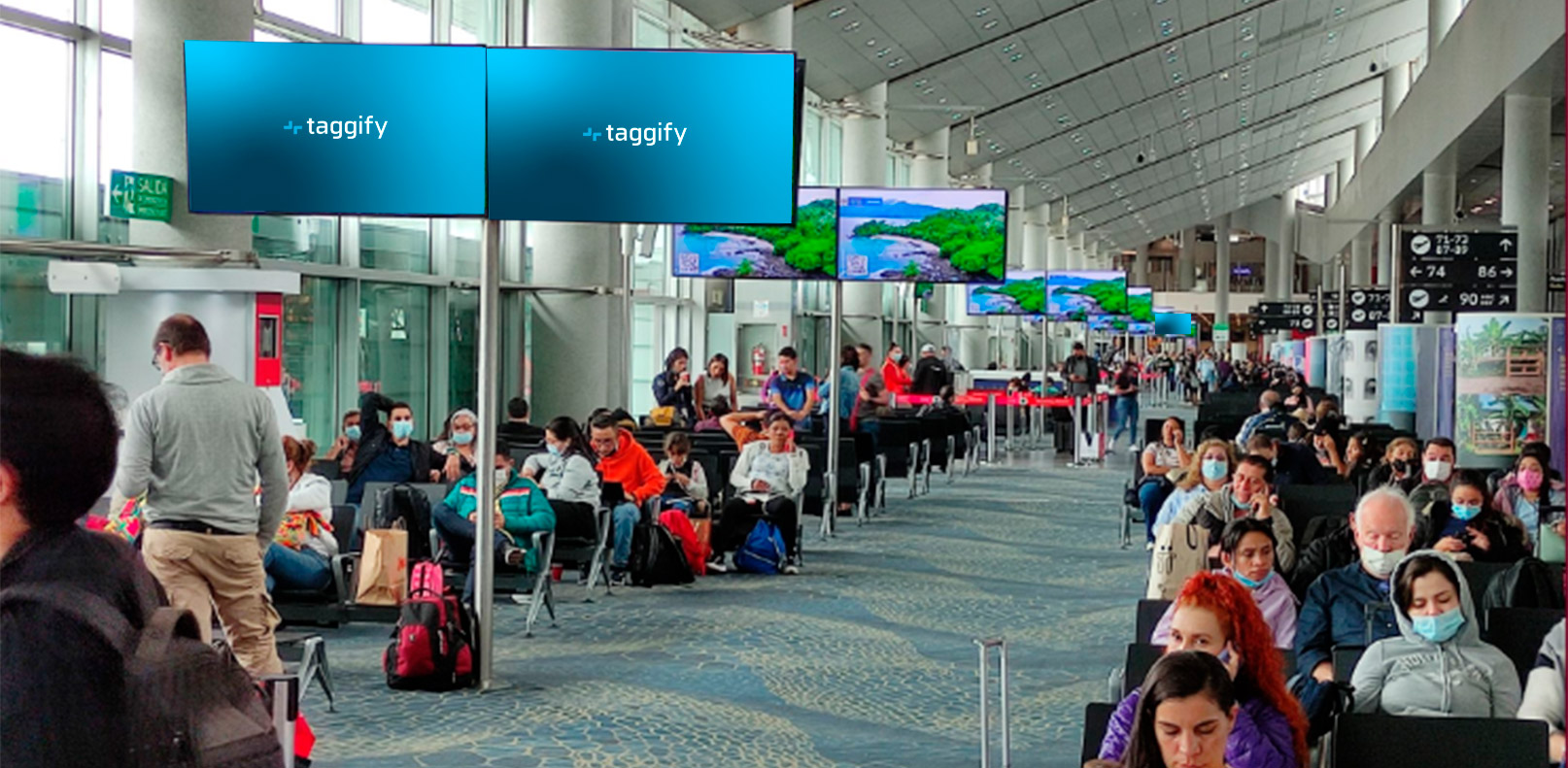 CO - Bogota - Aeropuerto - El Dorado - Muelle Sur - Circuito - 89 Monitores (AirTV) - Bogotá