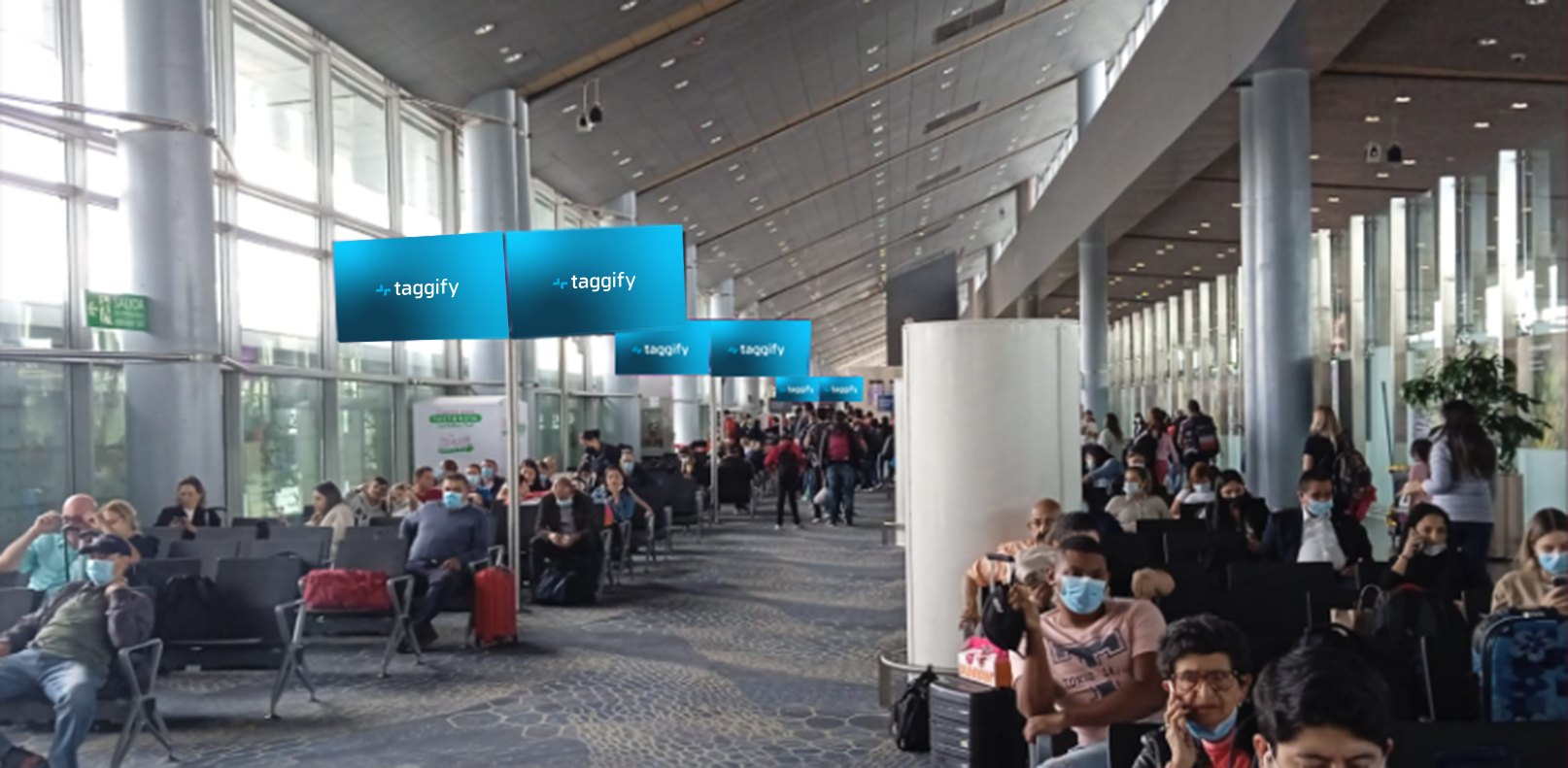 CO - Bogota - Aeropuerto - El Dorado - Muelle Norte - Circuito - 89 Monitores (AirTV) - Bogotá