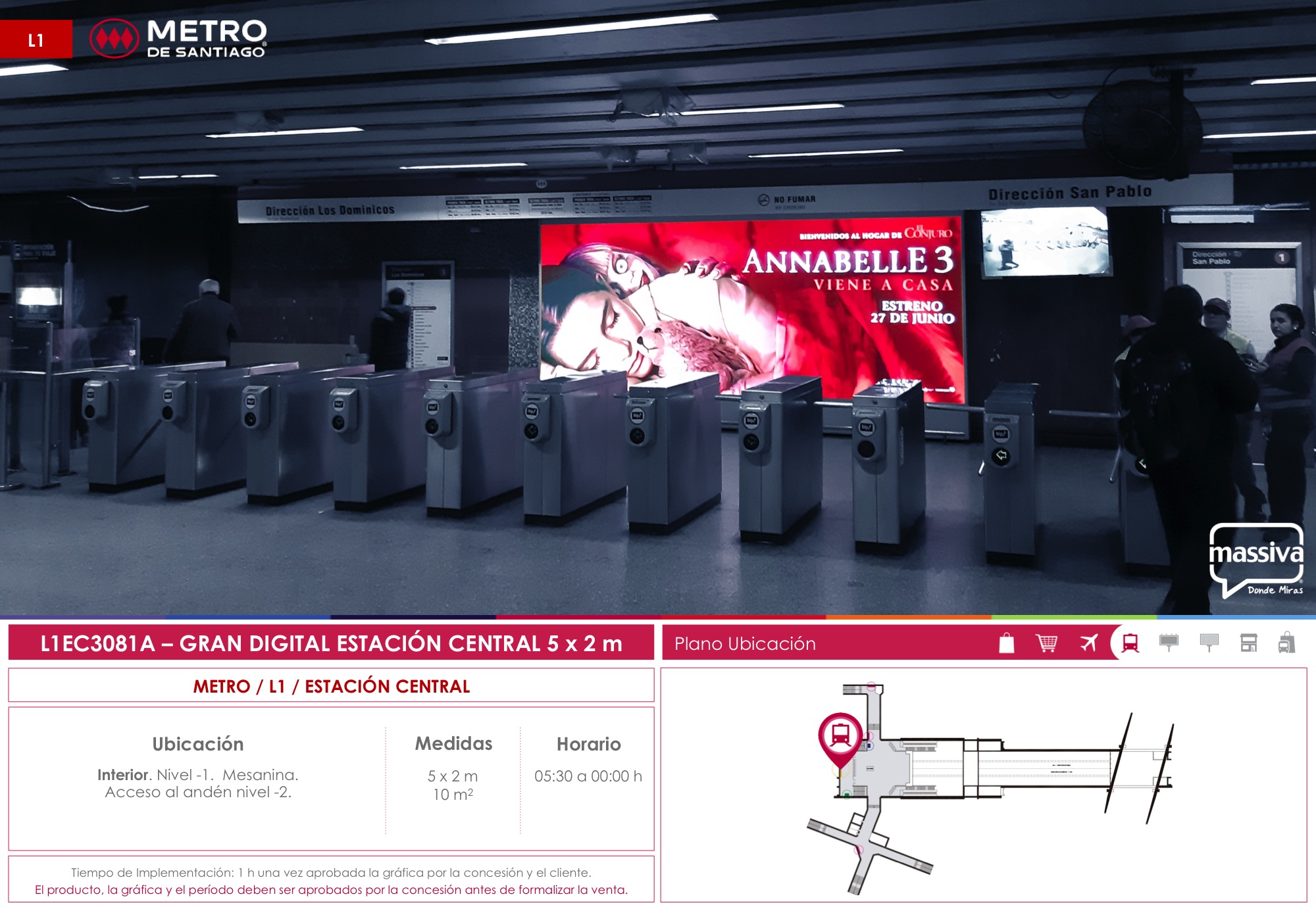 CL - Santiago - Est. Central - Est. Central - Acceso Anden - Estación Central