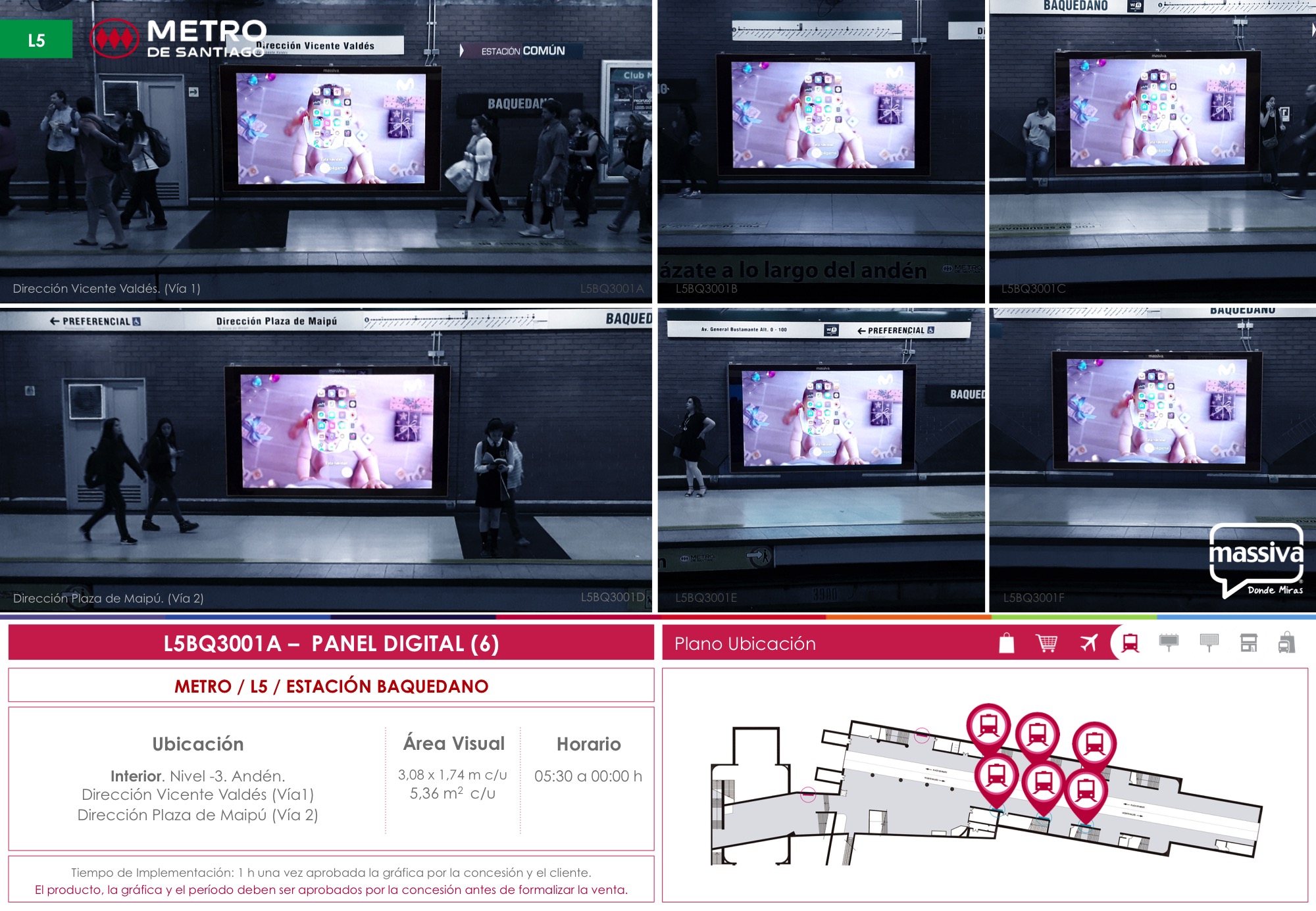 CL - Santiago - Providencia - Estacion Baquedano - A - Providencia