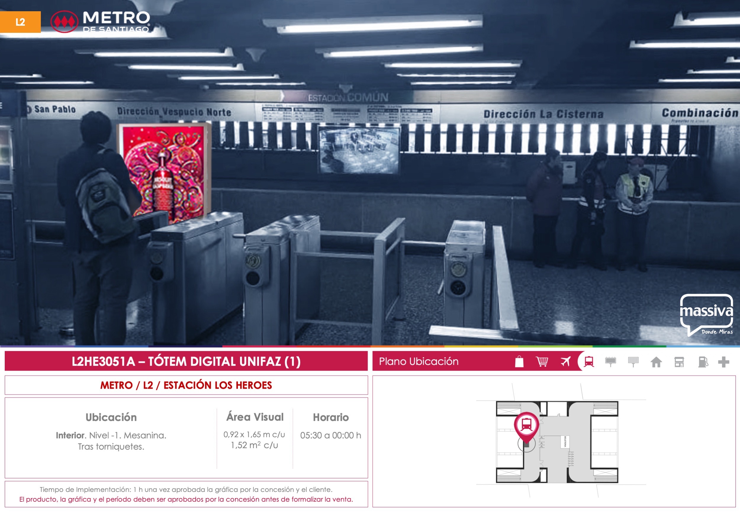 CL - Santiago - Est. Los Heroes - G - Santiago