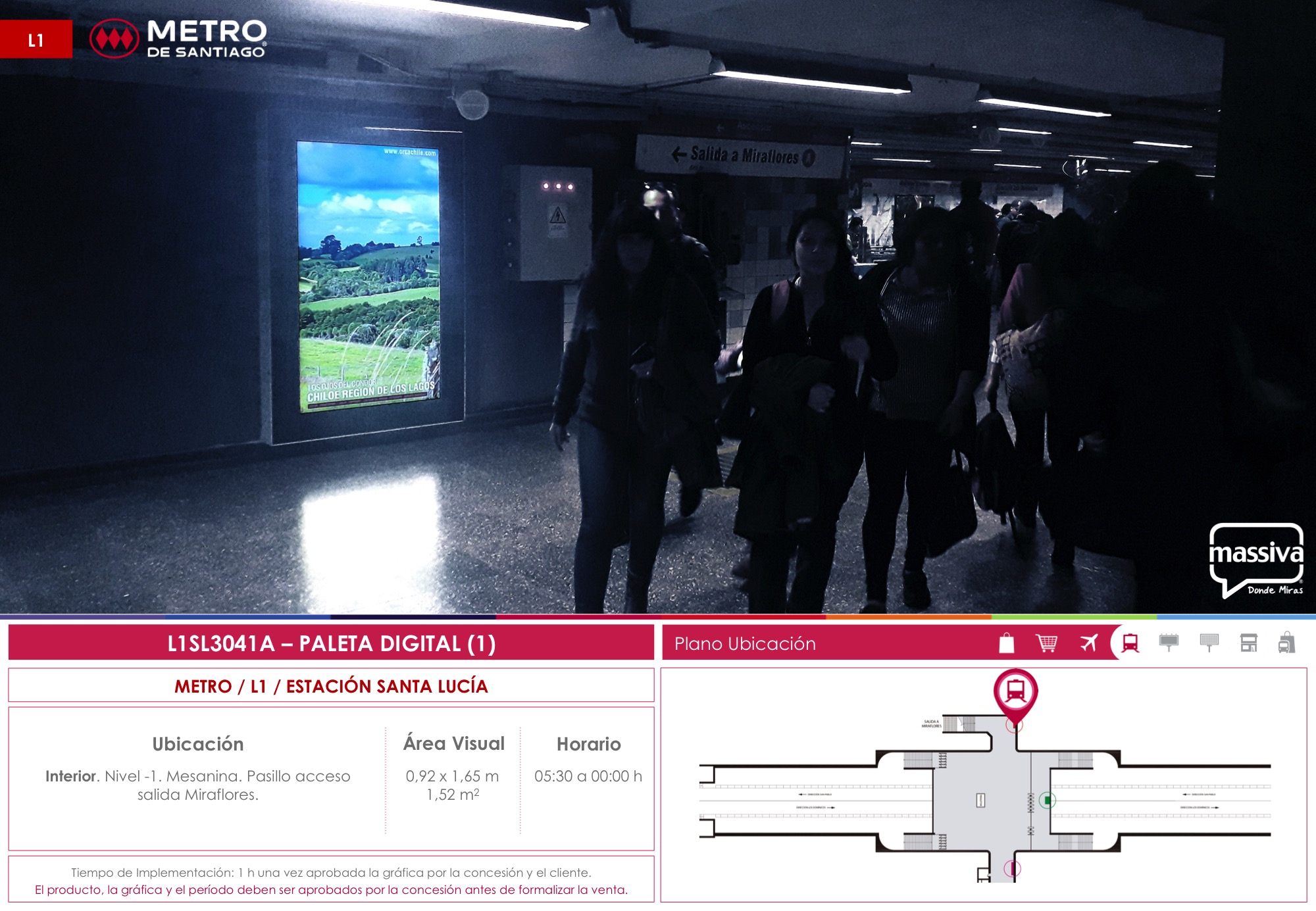 CL - Santiago - Est. Santa Lucia - A - Santiago