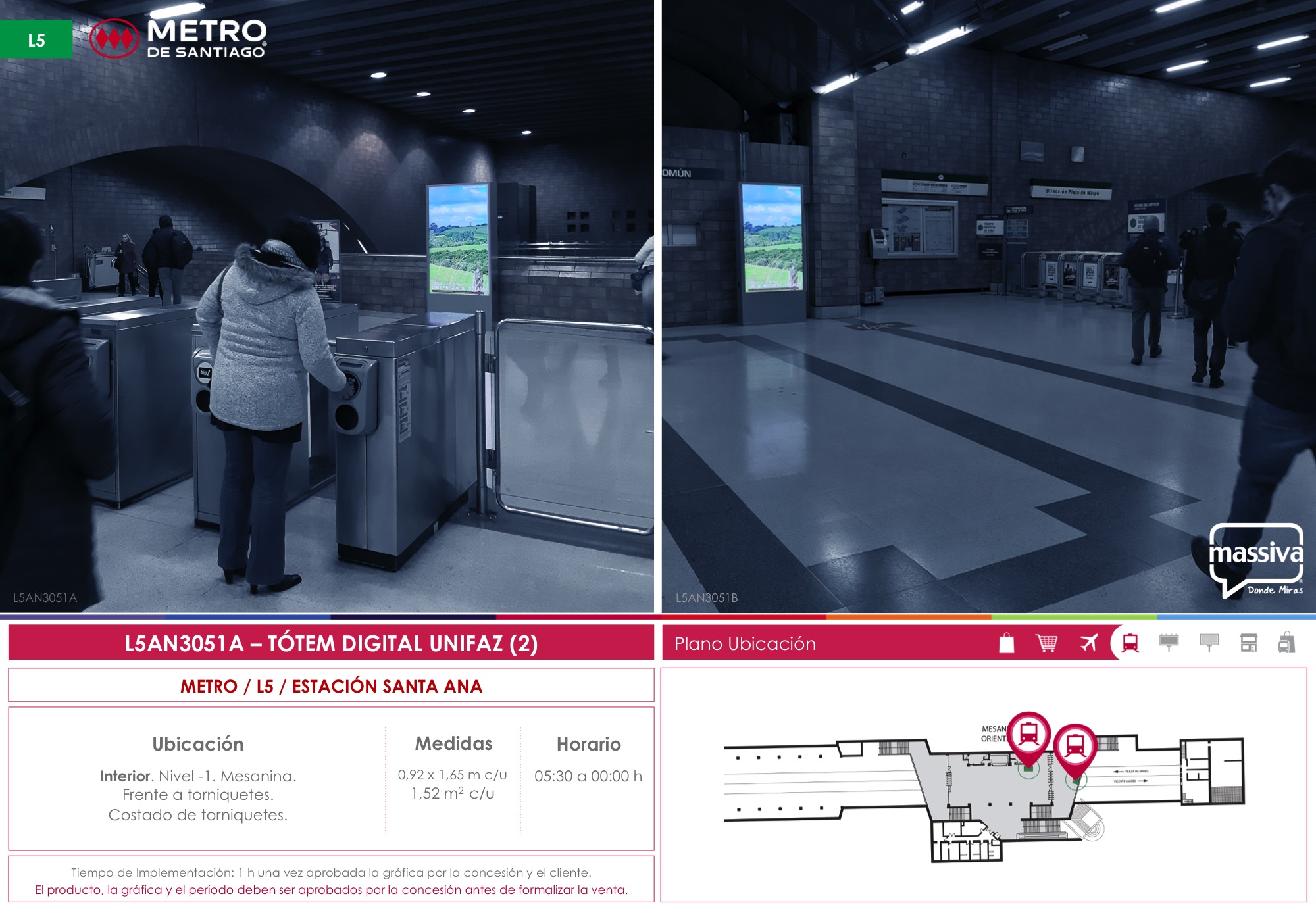 CL - Santiago - Estacion Santa Ana - C - Santiago