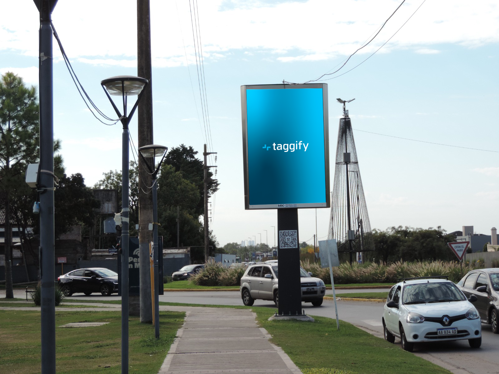 AR - Santa Fe - Funes - Av. Fuerza Aerea e Hipolito Yrigoyen - Oeste - Santa Fe